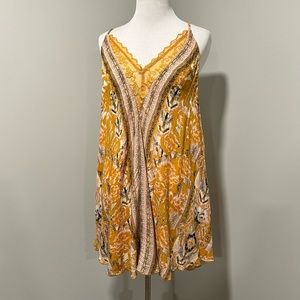 Free People Intimately Lacy Patterned Tank Top